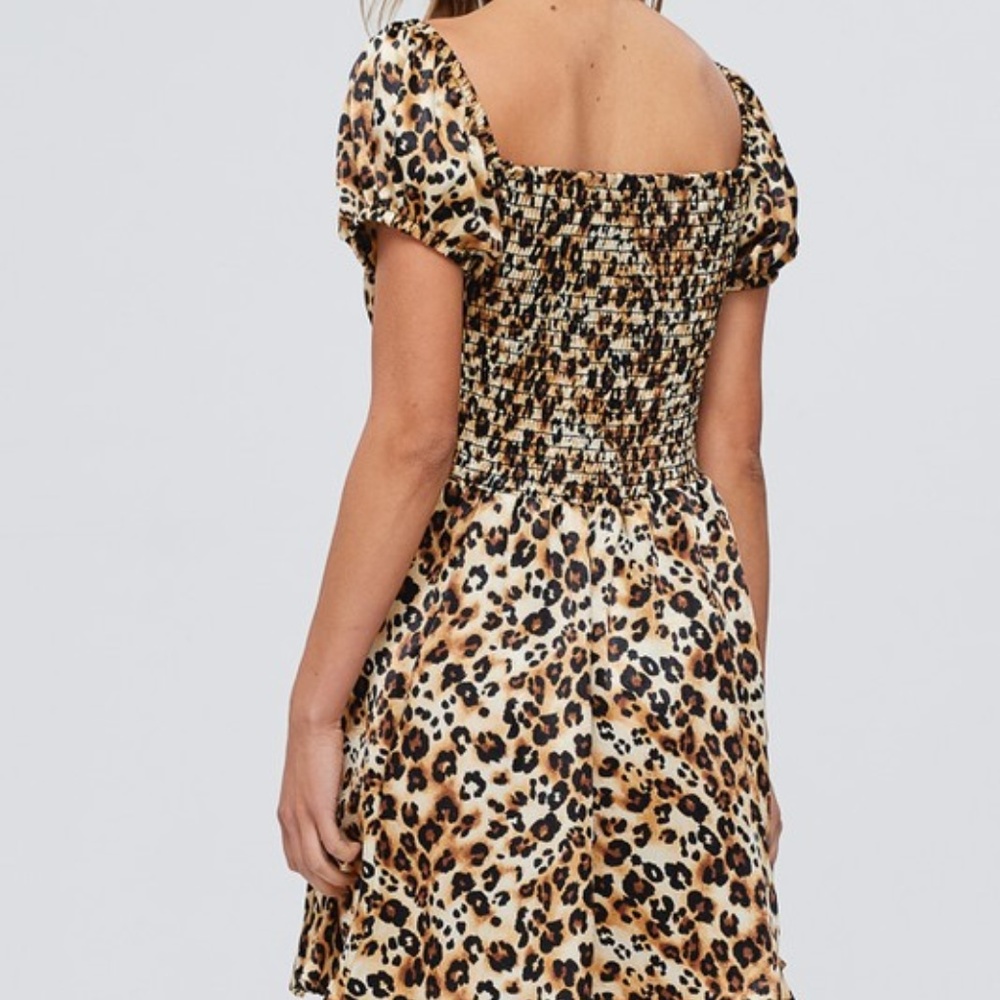 LEOPARD PRINT DRESS - Picture 3 of 4